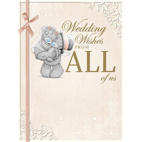 Wedding Wishes From All Of Us Large Me to You Bear Card £3.59